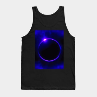 Blue Solar Eclipse Tank Top